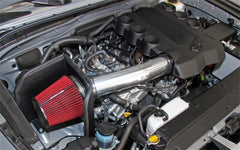 Spectre 10-18 Toyota FJ 10-15 4Runner V6-4.0L F/I Air Intake Kit - Polished w/Red Filter - eliteracefab.com