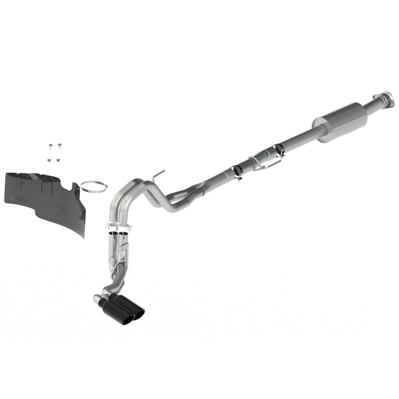 Ford Racing 21-22 F-150 2.7L/3.5L/5.0L Side Exit Extreme Exhaust - Black Tips Ford Racing
