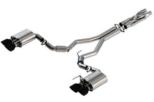 Load image into Gallery viewer, Borla 2020 Ford GT500 5.2L AT 3in ATAK CatBack Exhaust w/ Black Chrome Tips - eliteracefab.com