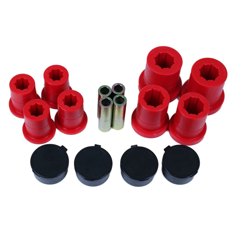 Energy Suspension 05-15 Toyota Tacoma 2WD (5-Lug) Front Control Arm Bushing Set - Red - eliteracefab.com