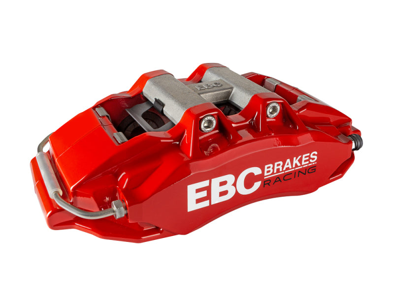 EBC Racing 08-21 Nissan 370Z Red Apollo-6 Calipers 355mm Rotors Front Big Brake Kit EBC