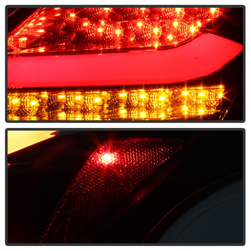 Spyder 12-14 Ford Focus 5DR LED Tail Lights - Black (ALT-YD-FF12-LED-BK) - eliteracefab.com