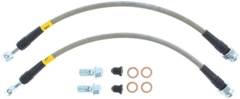 STOPTECH 93-02 CHEVROLET CAMARO / PONTIAC FIREBIRD STAINLESS STEEL FRONT BRAKE LINE KIT, 950.62001 - eliteracefab.com