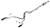 Borla F-150 2021 5.0L 4DR CC SB EC STB LARIAT/KR/PLATINM/LTD 3/2.25 SRE Cat-Back ATAK Black CHR Tips