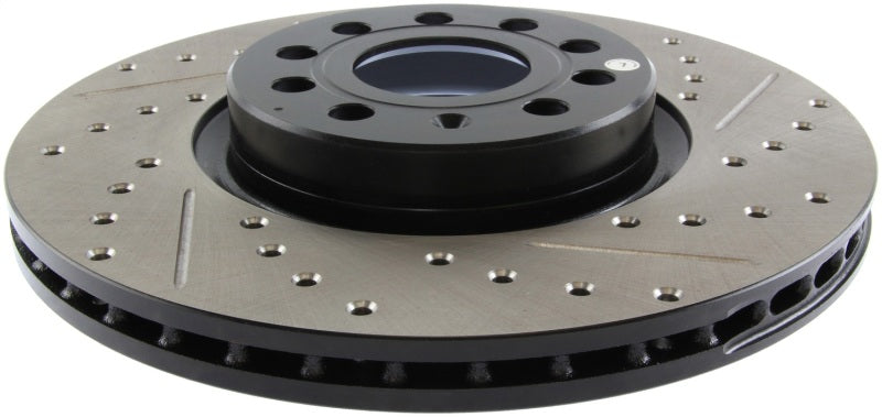 StopTech Slotted & Drilled Sport Brake Rotor - eliteracefab.com