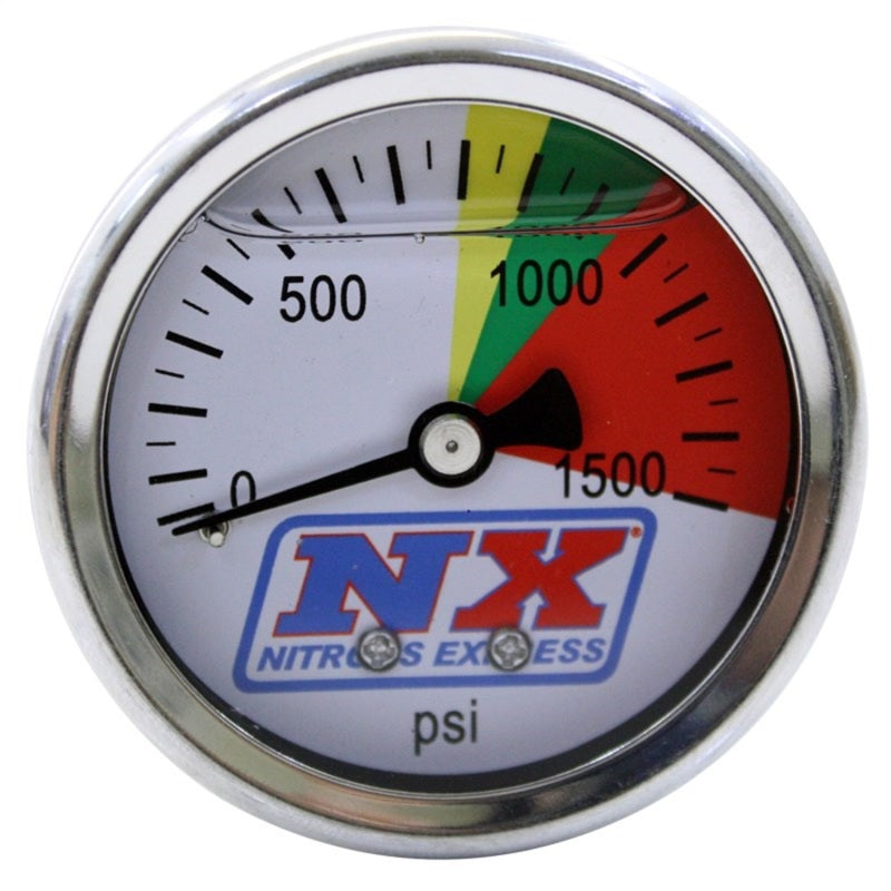 Nitrous Express Nitrous Pressure Gauge Only (0-1500 PSI) - eliteracefab.com
