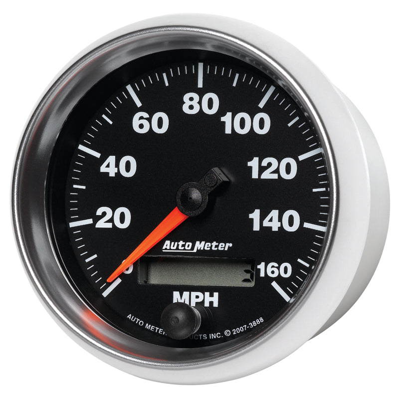 Autometer GS 3-3/8 inch 160 MPH In Dash Speedometer Gauge 3888