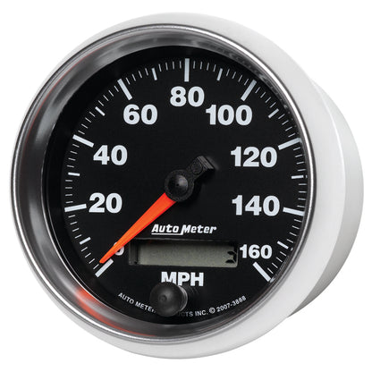 Autometer GS 3-3/8 inch 160 MPH In Dash Speedometer Gauge 3888