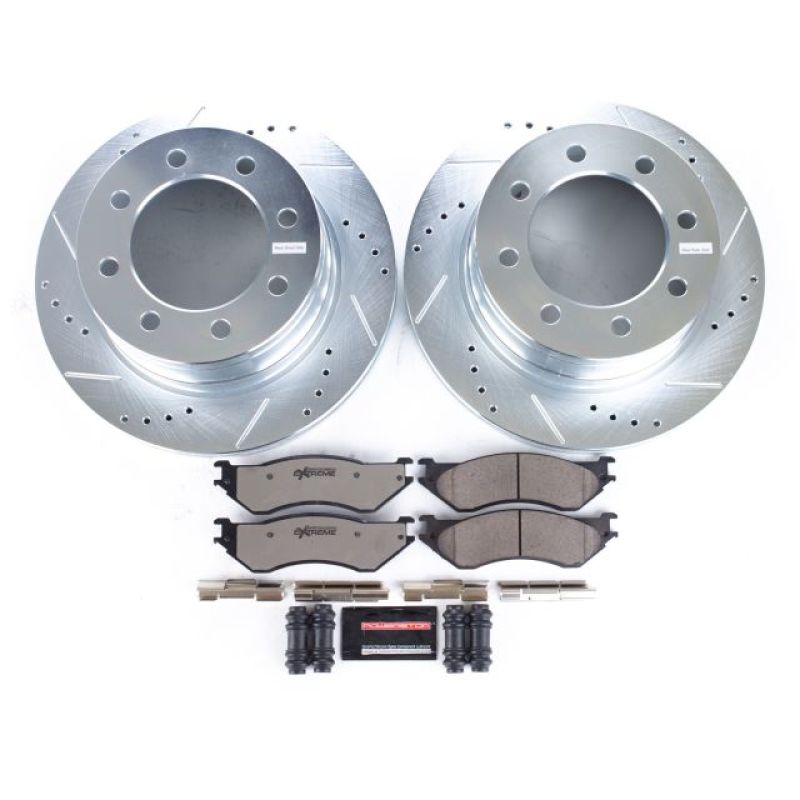 Power Stop 06-08 Dodge Ram 1500 Rear Z36 Truck & Tow Brake Kit - eliteracefab.com