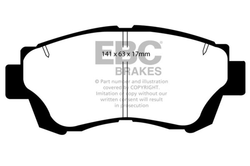 EBC 92-96 Lexus ES300 3.0 Redstuff Front Brake Pads - eliteracefab.com