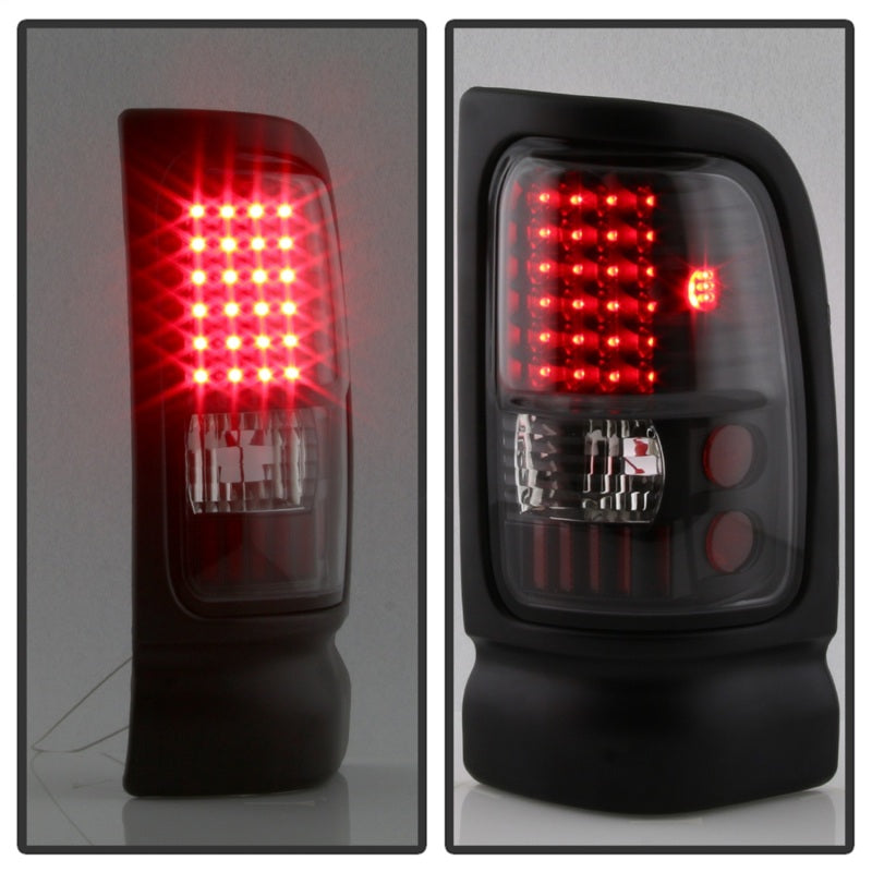 Xtune Dodge Ram 1500 94-01 / Ram 2500/3500 94-02 LED Tail Lights Black ALT-ON-DRAM94-LED-BK - eliteracefab.com