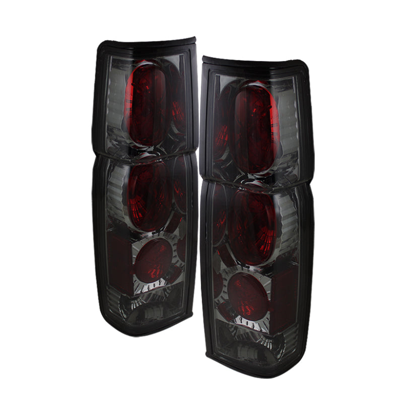 Spyder Nissan Hardbody 86-97 Euro Style Tail Lights Smoke ALT-YD-NH86-SM - eliteracefab.com