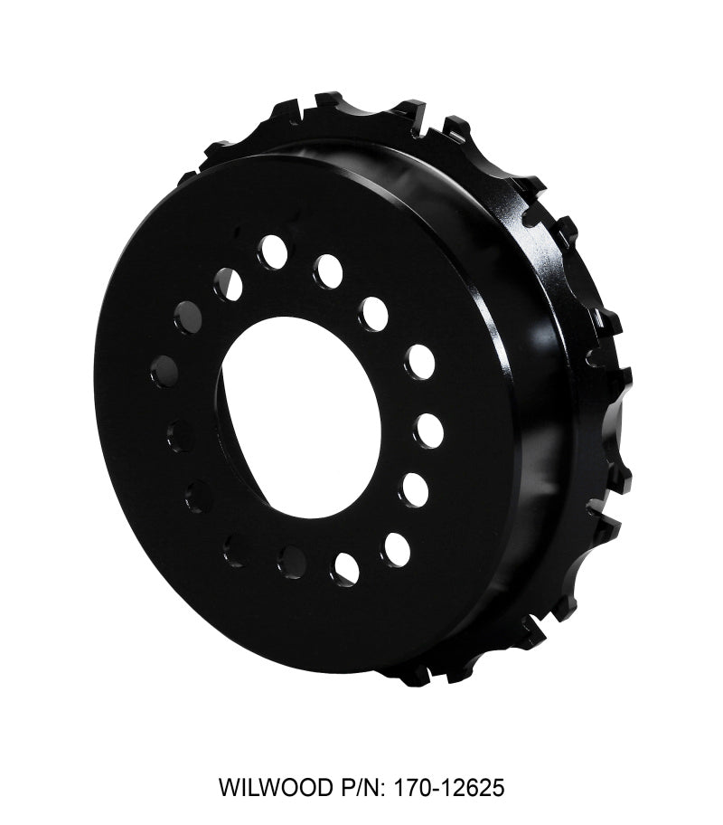 Wilwood Hat-Dynamic Park Brake 1.95in Offset Multi-5 Lug - 12 on 8.75in Wilwood