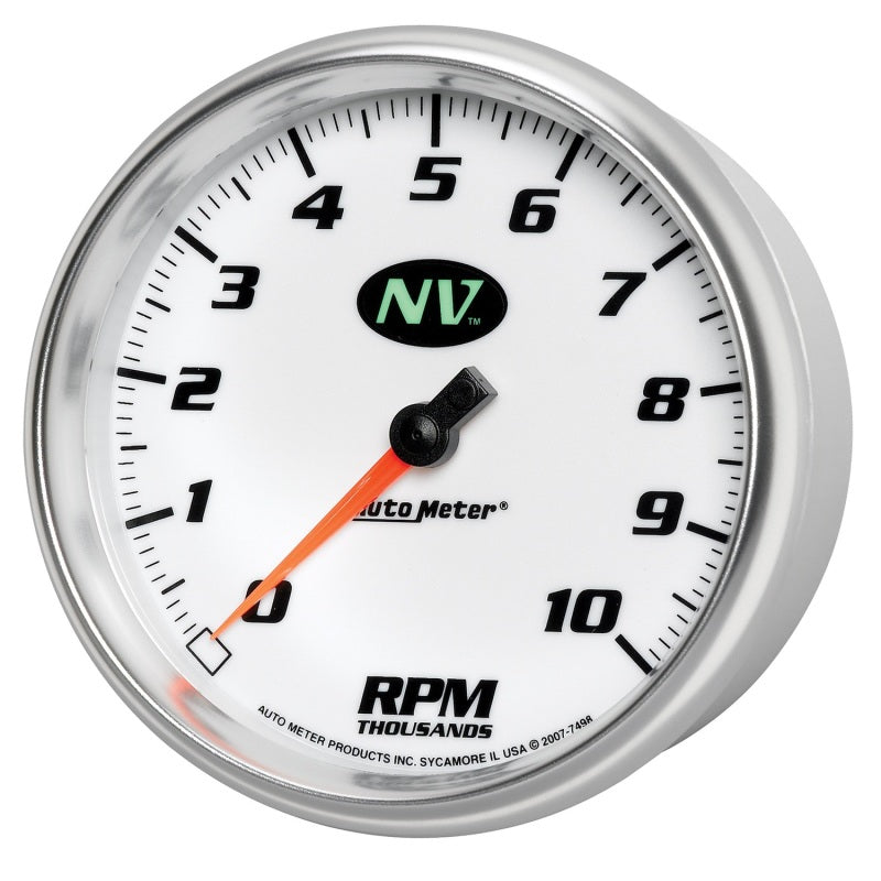 AutoMeter Gauge Tachometer 5in. 10K RPM In-Dash NV 7498