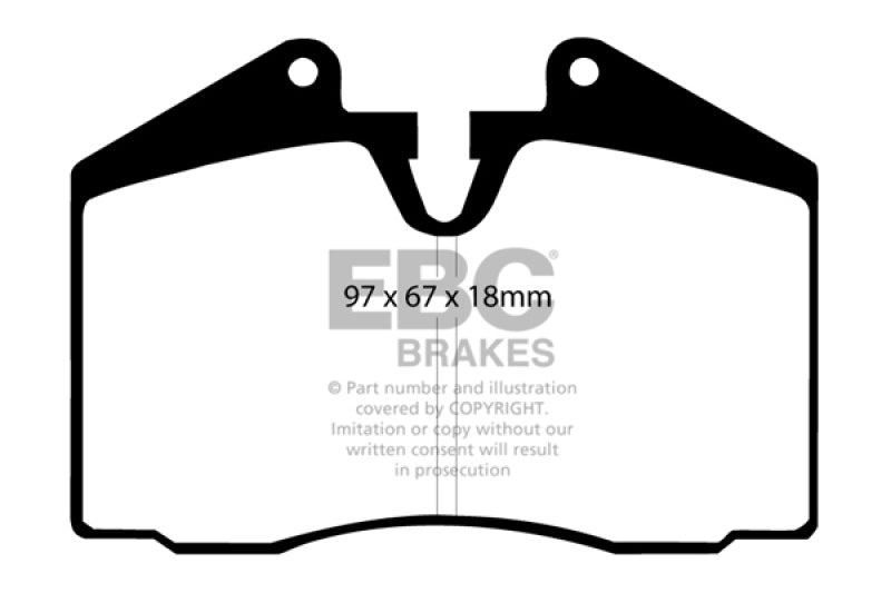 EBC BlueStuff Front Brake Pads - DP5612NDX EBC