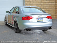 Load image into Gallery viewer, AWE Tuning Audi B8 / B8.5 S4 3.0T Touring Edition Exhaust - Diamond Black Tips (90mm) - eliteracefab.com