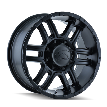 ION Type 179 17x8 / 7x150 BP / 10mm Offset / 87mm Hub Matte Black Wheel ION Wheels