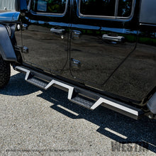 Load image into Gallery viewer, Westin 2020 Jeep Gladiator HDX Drop Nerf Step Bars - Textured Black - eliteracefab.com