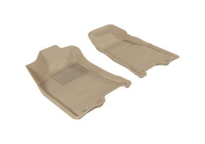 3D MAXpider L1CH02711502 2004-2012 Chevrolet/GMC Colorado/Canyon Crew Cab Kagu 1st Row Floormat - Tan