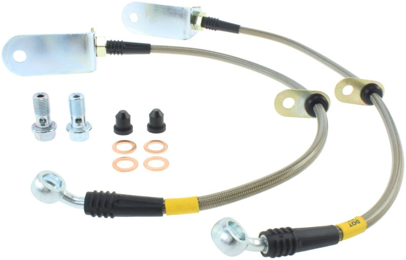 STOPTECH 06-09 HONDA CIVIC EX REAR SS BRAKE LINES, 950.40511 - eliteracefab.com