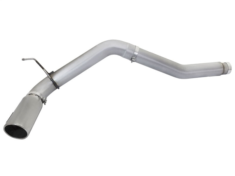 aFe Atlas Exhaust 5in DPF-Back Exhaust Aluminized Steel 2016 Nissan Titan XD V8-5.0L w/ Polished Tip aFe