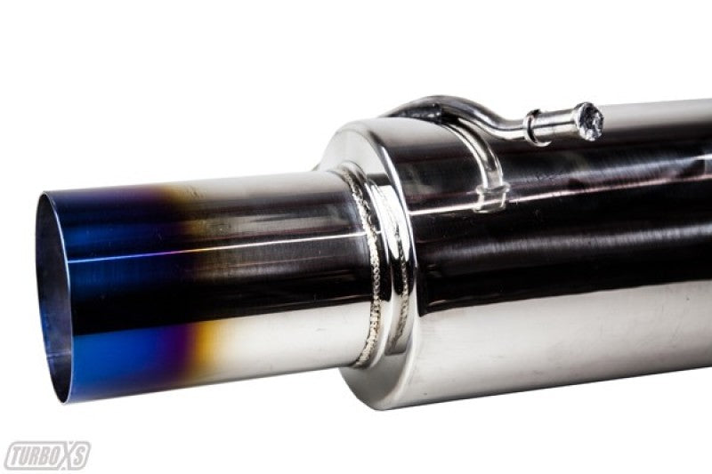 TURBOXS AXLE BACK MUFFLER BLUED TIP SUBARU WRX/STI; 2002-2007 - eliteracefab.com