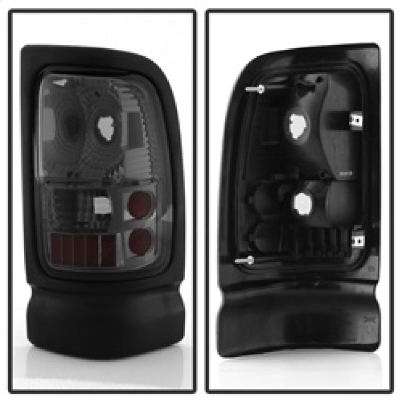 Xtune Dodge Ram 1500/2500/3500 94-01 Euro Style Tail Lights Smoke ALT-ON-DRAM94-SM - eliteracefab.com