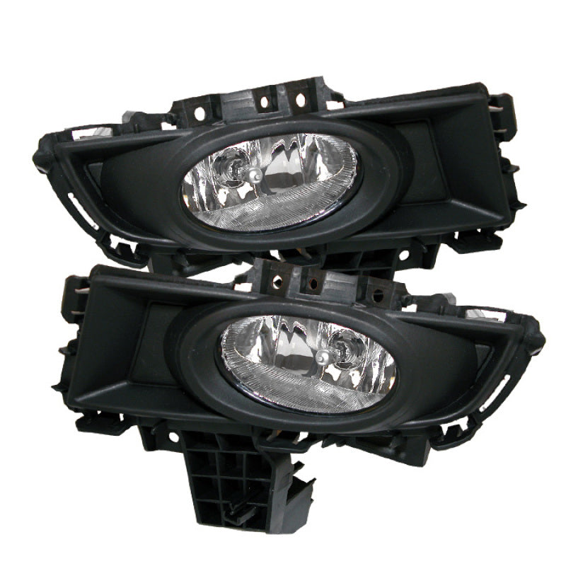 Spyder Mazda 3 07-08 4Dr OEM Fog Lights (Wont Fit Sports/Gt Or Htchback)w/swch Clear FL-CL-MAZ307-C - eliteracefab.com