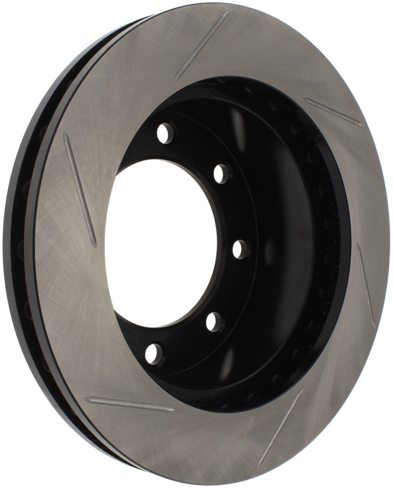 STOPTECH POWER SLOT 00-05 FORD EXCURSION / 01-04 F250 4WD FRONT RIGHT SLOTTED ROTOR, 126.65086SR - eliteracefab.com