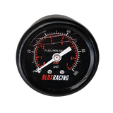 BLOX Racing Liquid-Filled Fuel Pressure Gauge 0-100psi (Black Face)