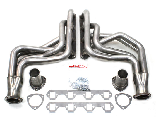 JBA 65-73 Ford Mustang 260-351W (w/Mustang II Suspension) 1-3/4in Primary Raw 409SS Long Tube Header JBA