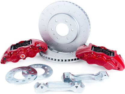 Alcon 2010+ Ford F-150 347x36mm Rotors 6-Piston Red Front Brake Kit *Requires alcAC011507NANA - eliteracefab.com