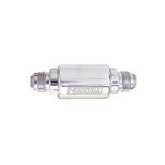 Russell Performance Polished Aluminum (3-1/4in Length 1-1/4in dia. -8 male inlet/outlet)