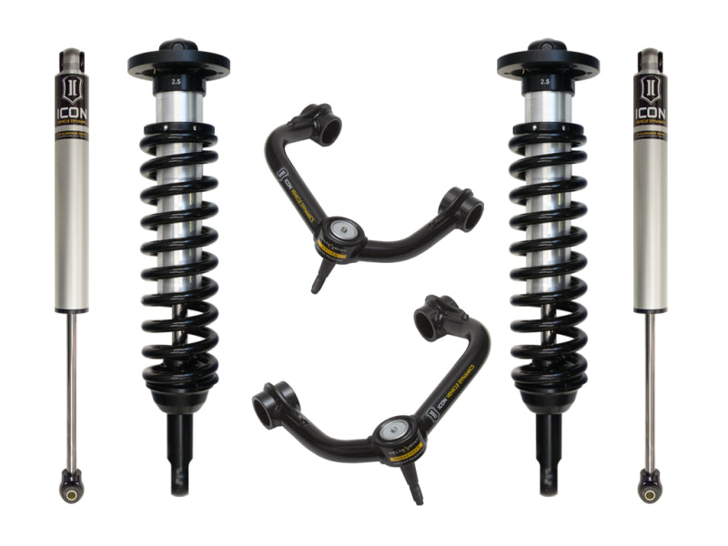 ICON 09-13 Ford F-150 4WD 0-2.63in Stage 2 Suspension System w/Tubular Uca - eliteracefab.com