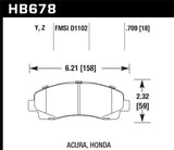 Hawk Performance LTS Front Brake Pads - HB678Y.709