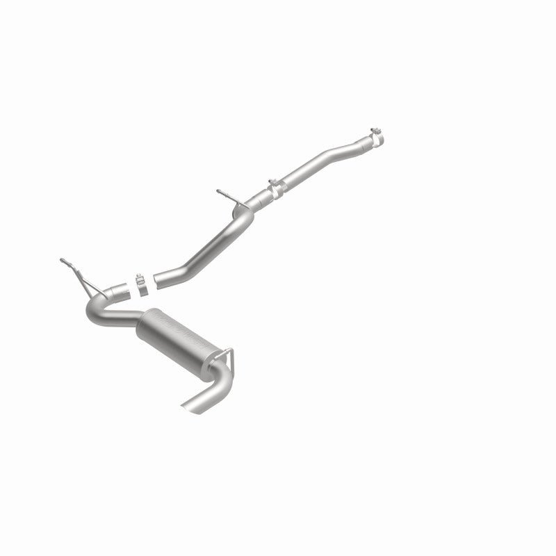 MagnaFlow 12-14 Jeep Wrangler 3.6L Single Straight Rear P/S Exit Stainless C/b Perf Exhaust-Comp Magnaflow