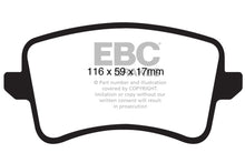 Load image into Gallery viewer, EBC 09-11 Audi A4 2.0 Turbo Ultimax2 Rear Brake Pads - eliteracefab.com