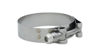 Vibrant SS T-Bolt Clamps Pack of 2 Size Range: 1.49in to 1.84in O.D. For use w/ 1.25in I.D. coupling - eliteracefab.com