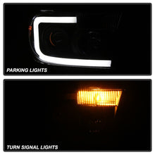 Load image into Gallery viewer, Xtune Toyota Tundra 07-13 LED Light Bar Projector Headlights Black Smoked PRO-JH-TTU07-LED-BSM - eliteracefab.com