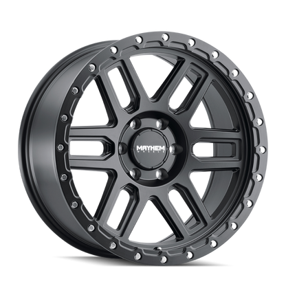 Mayhem 8304 Delta 20x9 / 8x180 BP / 0mm Offset / 124.2mm Hub Matte Black Wheel