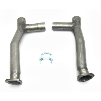 JBA 65-73 Ford Mustang 260-302 4 Speed C4/C6/AOD 409SS Mid Pipes JBA