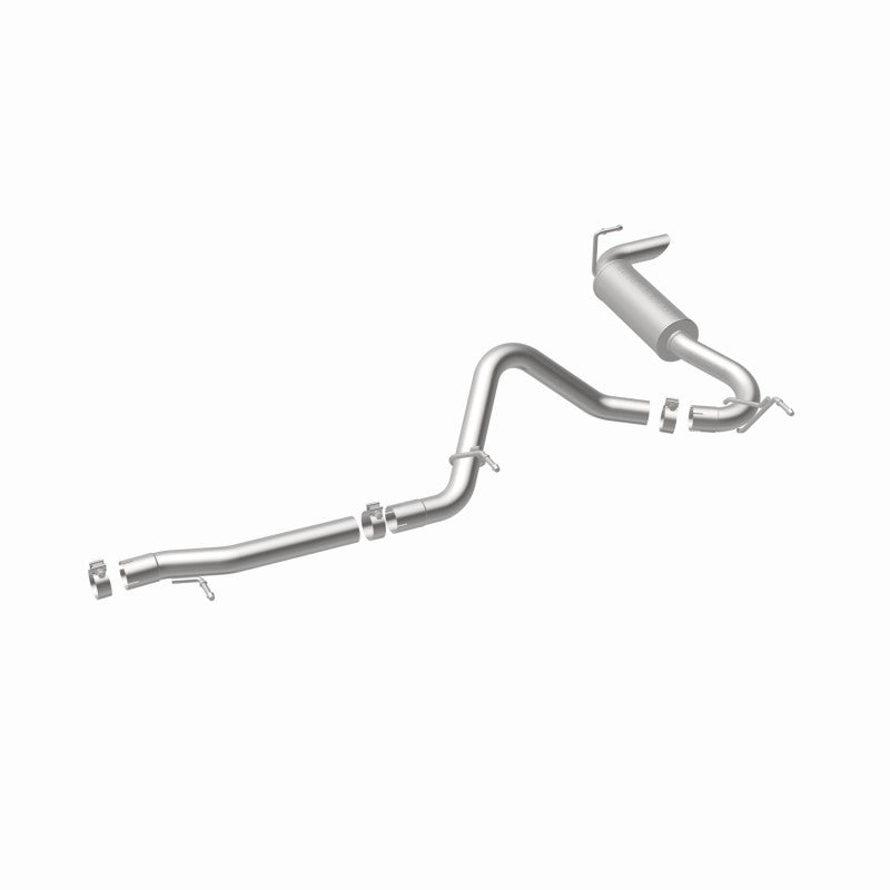 MagnaFlow 12-14 Jeep Wrangler 3.6L Single Straight Rear P/S Exit Stainless C/b Perf Exhaust-Comp Magnaflow