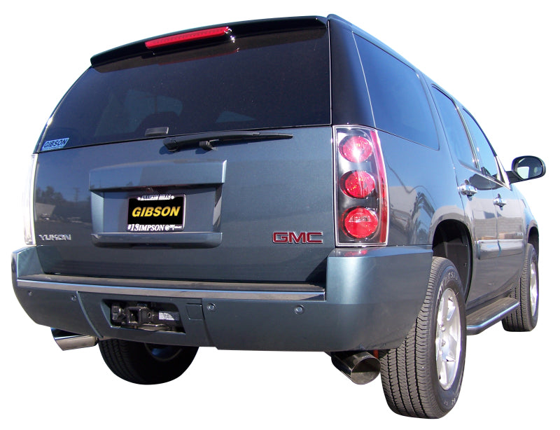 Gibson 07-10 Cadillac Escalade Base 6.2L 3in Cat-Back Dual Extreme Exhaust - Stainless - eliteracefab.com