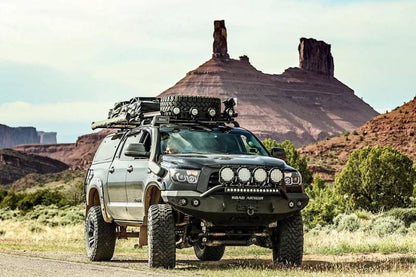 Road Armor 07-13 Toyota Tundra Stealth Front Winch Bumper w/Pre-Runner Guard - Tex Blk Road Armor
