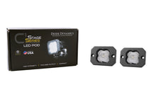 Load image into Gallery viewer, Diode Dynamics Stage Series C1 LED Pod - White SAE Fog Flush ABL (Pair)