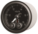 Autometer Stack 52mm 8-18V Pro-Control Battery Voltage Gauge -Black