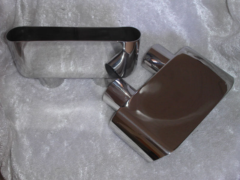 Stainless Works Wide Oval ZR1 Corvette 2-1/2in Dual Inlet Tips (priced per pair) Stainless Works