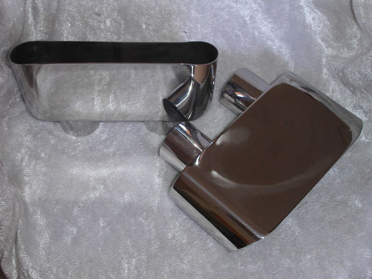 Stainless Works Wide Oval ZR1 Corvette 2-1/2in Dual Inlet Tips (priced per pair) Stainless Works