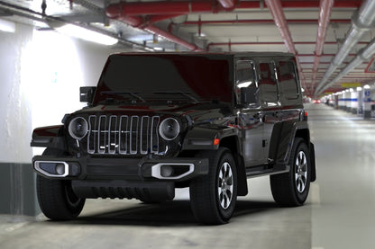 Rally Armor 18-22 Jeep JL Wrangler Black UR Mud Flap w/ Blue Logo - eliteracefab.com