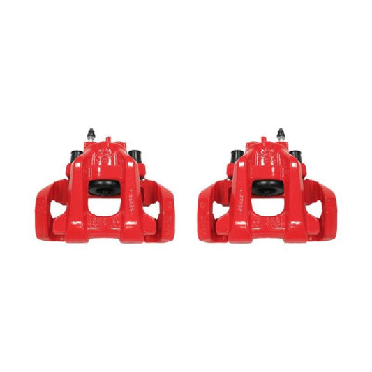 Power Stop 11-17 Dodge Durango Rear Red Calipers w/Brackets - Pair PowerStop